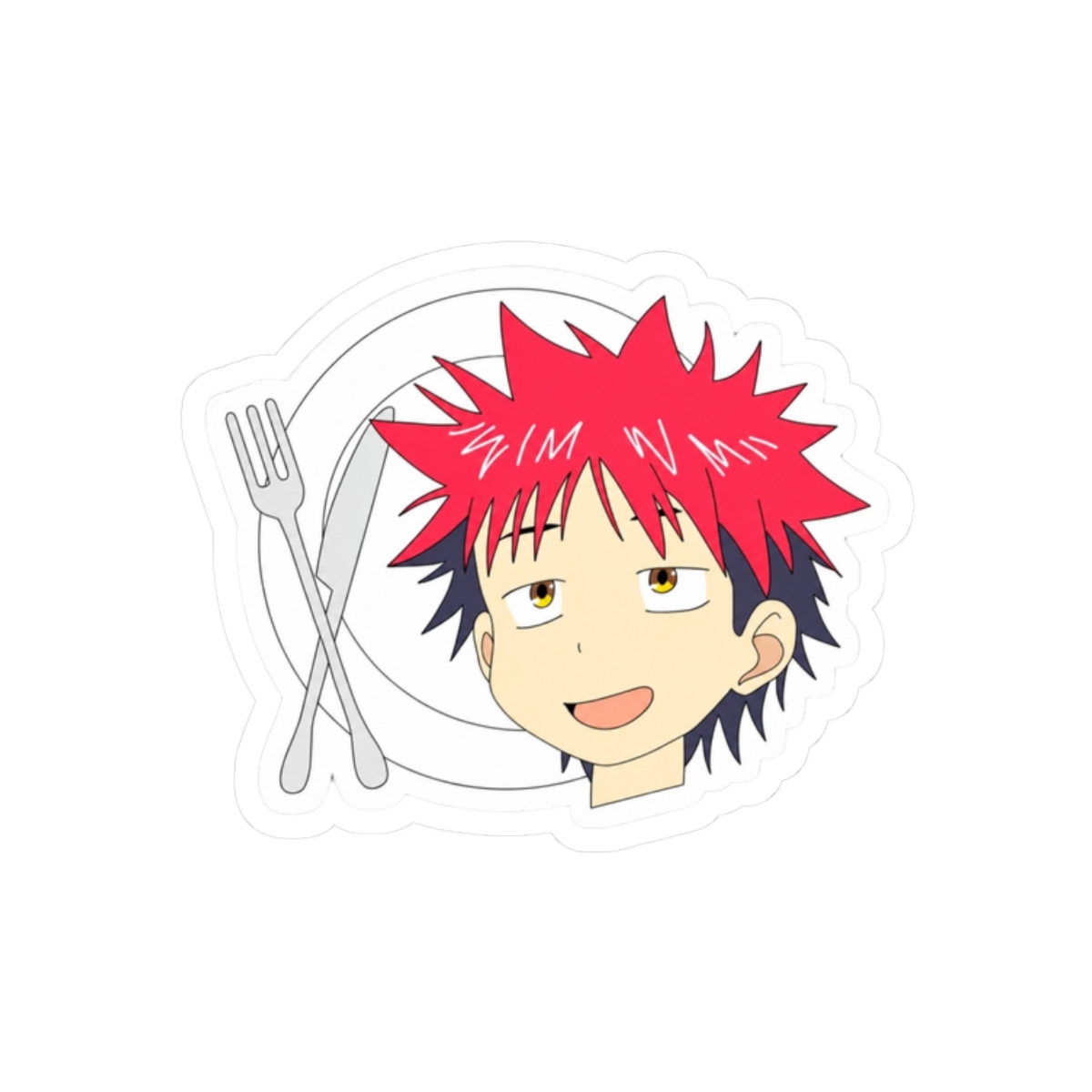 Yukihira Food Wars Plate | Food Wars! - alternate angle 3, merchandise